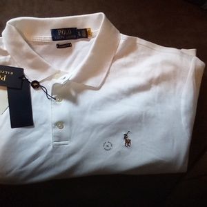 Polo Ralph Lauren classic fit white polos size XL new with tags!